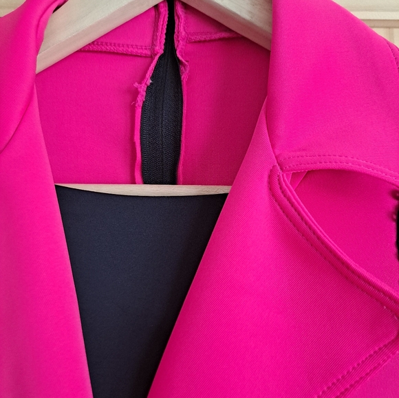 Weissman Dance Pink/Black Girls Size M Child Zip Back party competition Tea Time - Picture 12 of 16